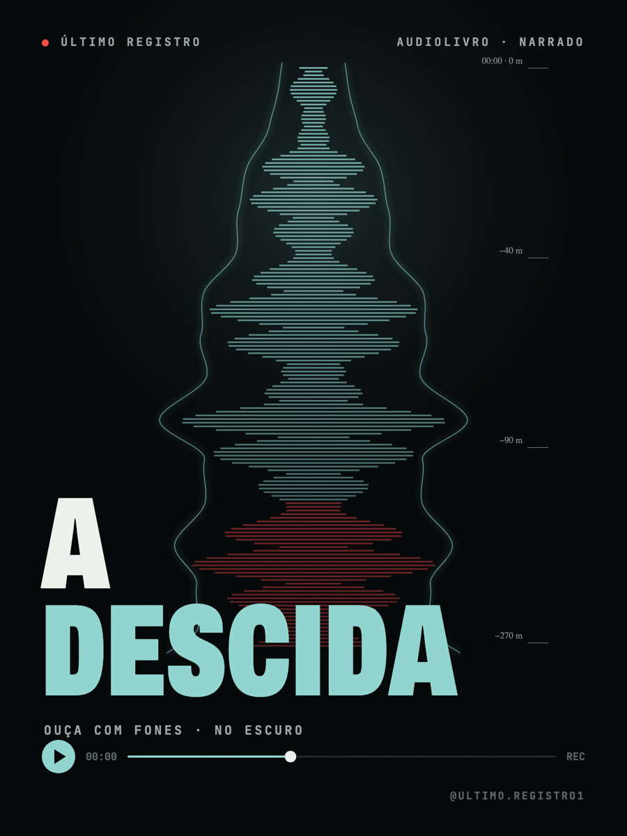 Capa do audiolivro A descida