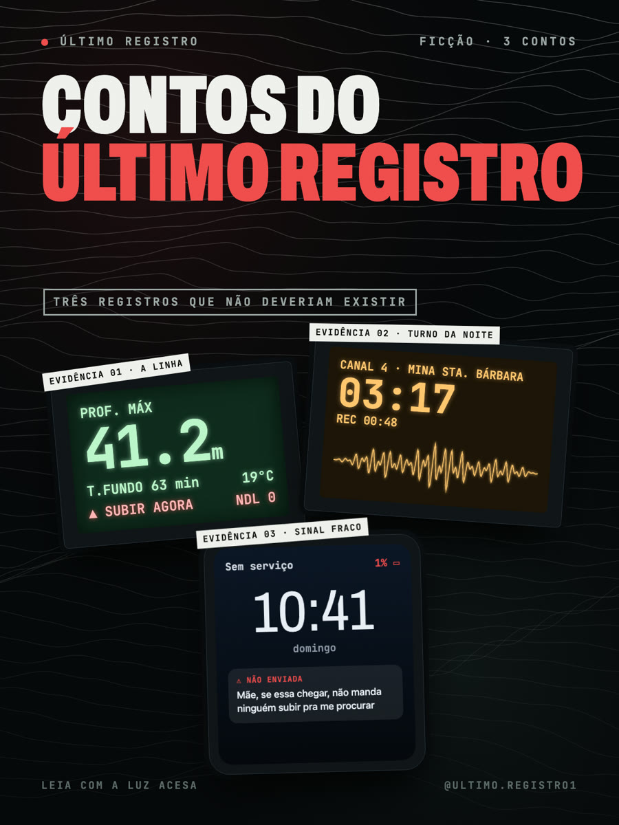 Capa do e-book Contos do Último Registro